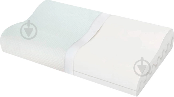 Подушка ортопедична Memory Wawe U-tek 58x40x10,5 см білий - фото 1