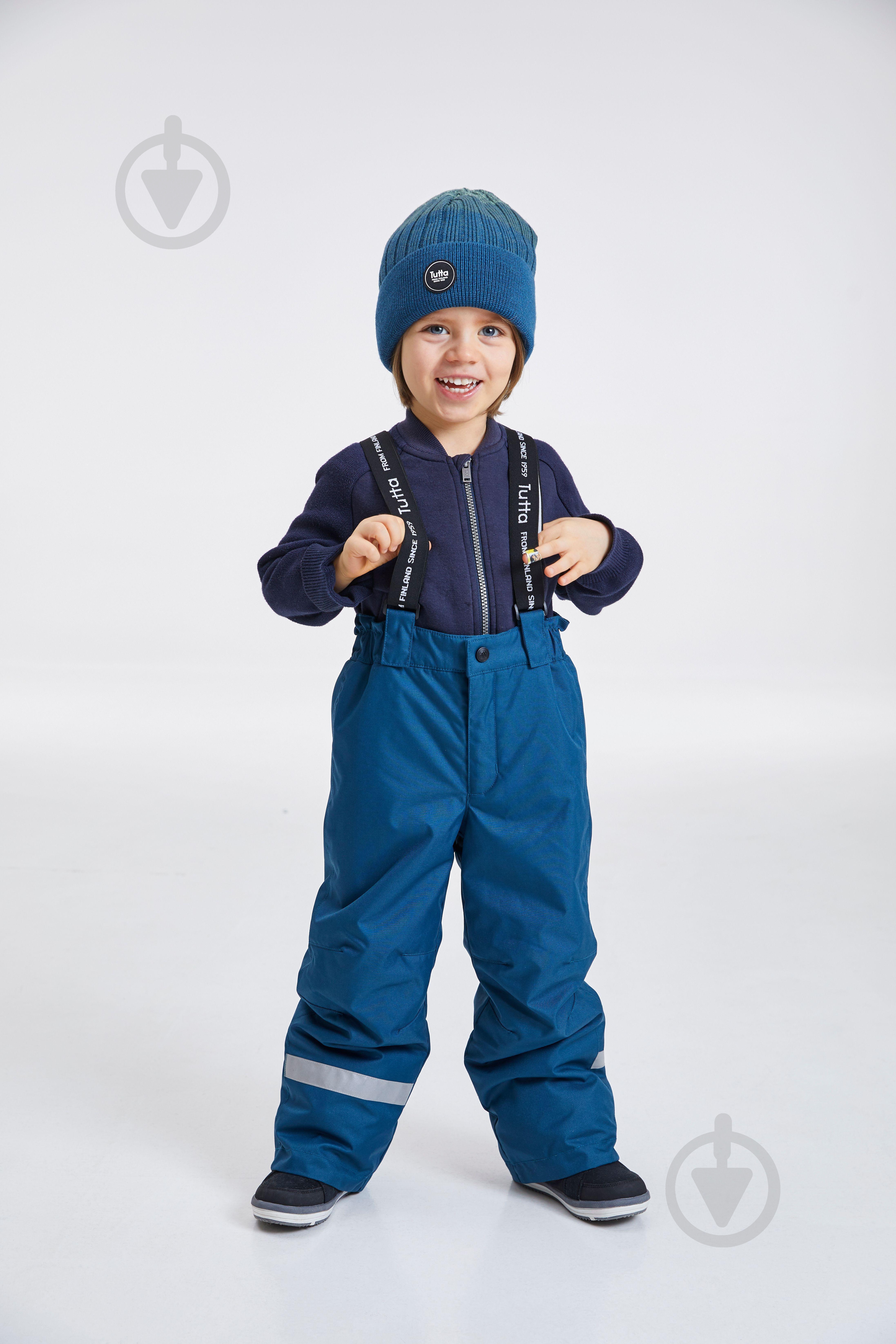 Брюки зимние Tutta by Reima 6100002A-78A0 р.128 темно-синий HERMI - фото 3