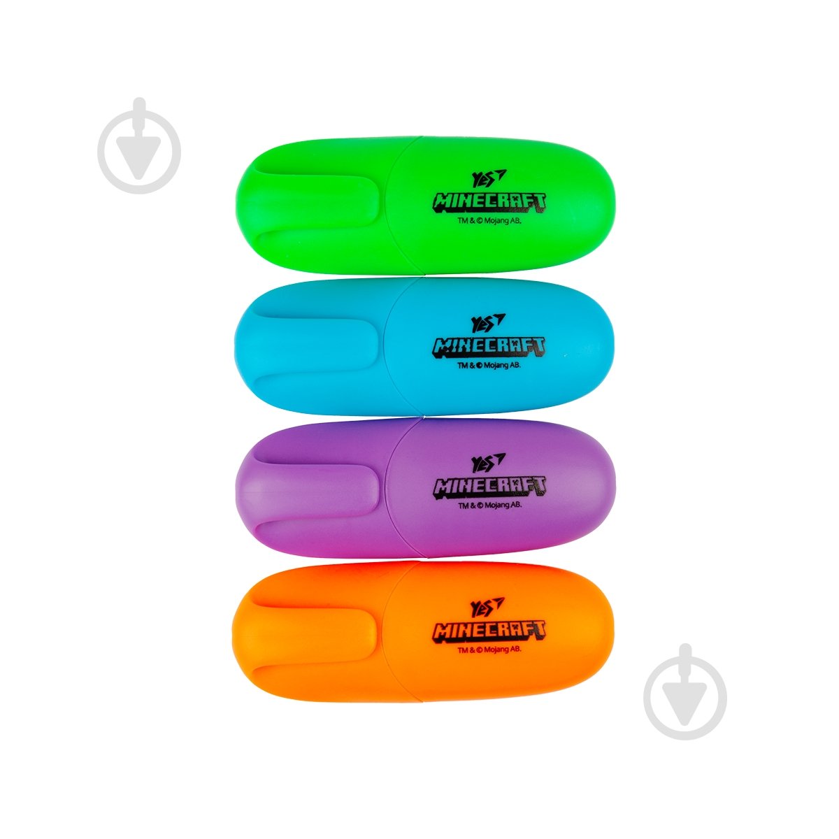 Маркер текстовый YES Minecraft 4 шт. мульти 391095 - фото 2 Маркер текстовый YES Minecraft 4 шт. мульти 391095 - фото 2