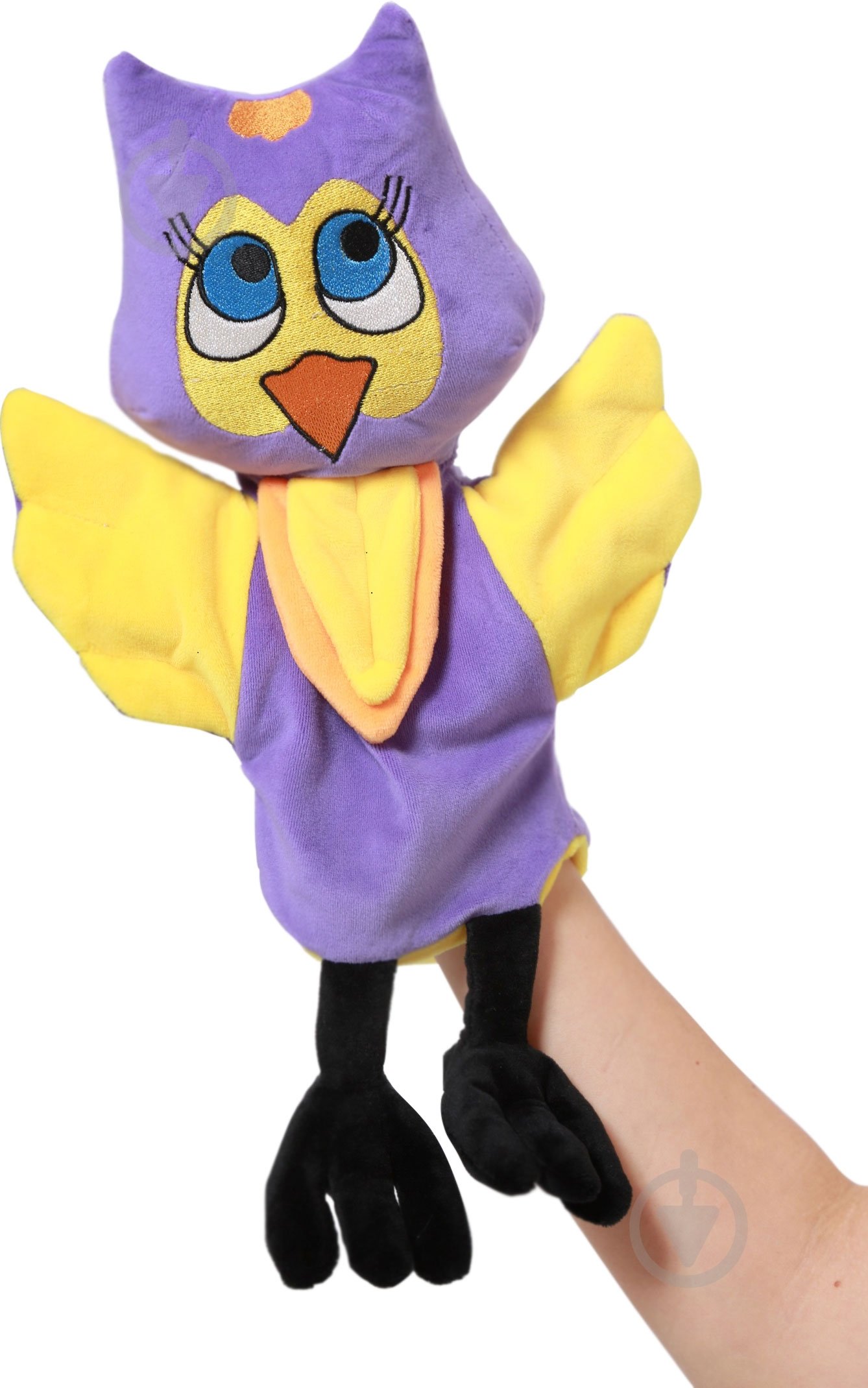 Игрушка-рукавичка СЕЛЕНА Сова 33 см разноцветный - фото 1