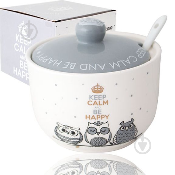 Сахарница S&T 450 мл Совушки 2242-18 - фото 1 Сахарница S&T 450 мл Совушки 2242-18 - фото 1