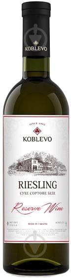 Вино Коблево Reserve Wine Рислинг белое сухое 0,75 л - фото 1