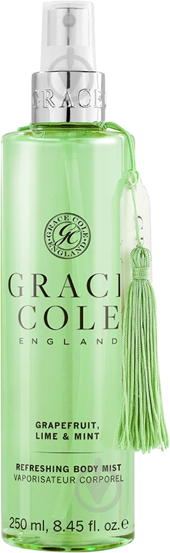 Спрей для тела GRACE COLE Grapefruit Lime & Mint 250 мл - фото 1