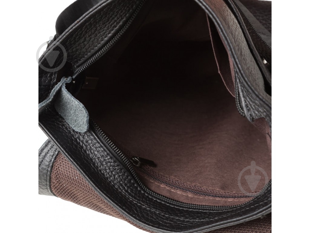 Сумка-мессенджер мужская Tiding Bag M38-8146A коричневый - фото 4