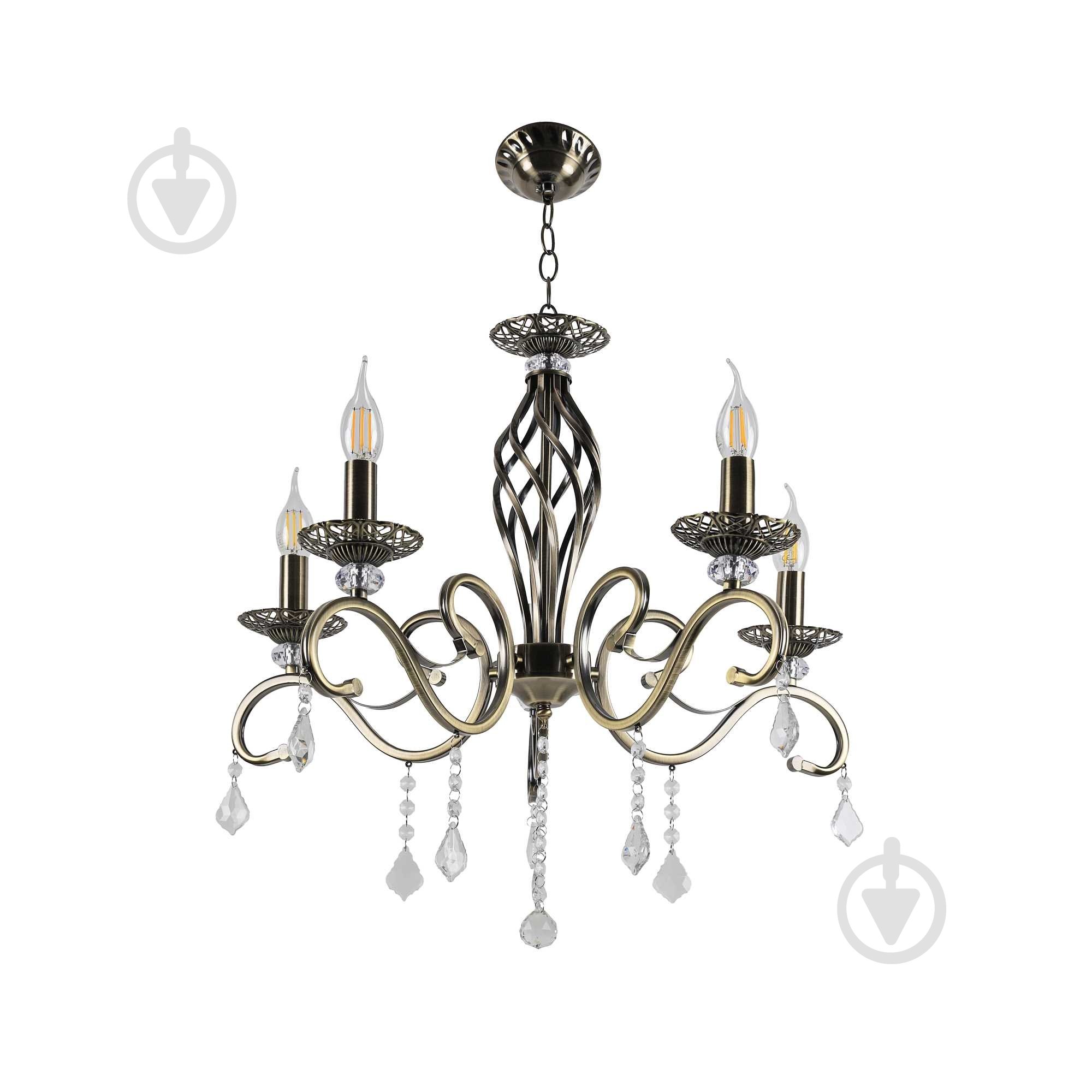 Люстра подвесная Sirius B N1208/5 4x60 Вт E14 античная бронза 1208/5 - фото 1 Люстра подвесная Sirius B N1208/5 4x60 Вт E14 античная бронза 1208/5 - фото 1