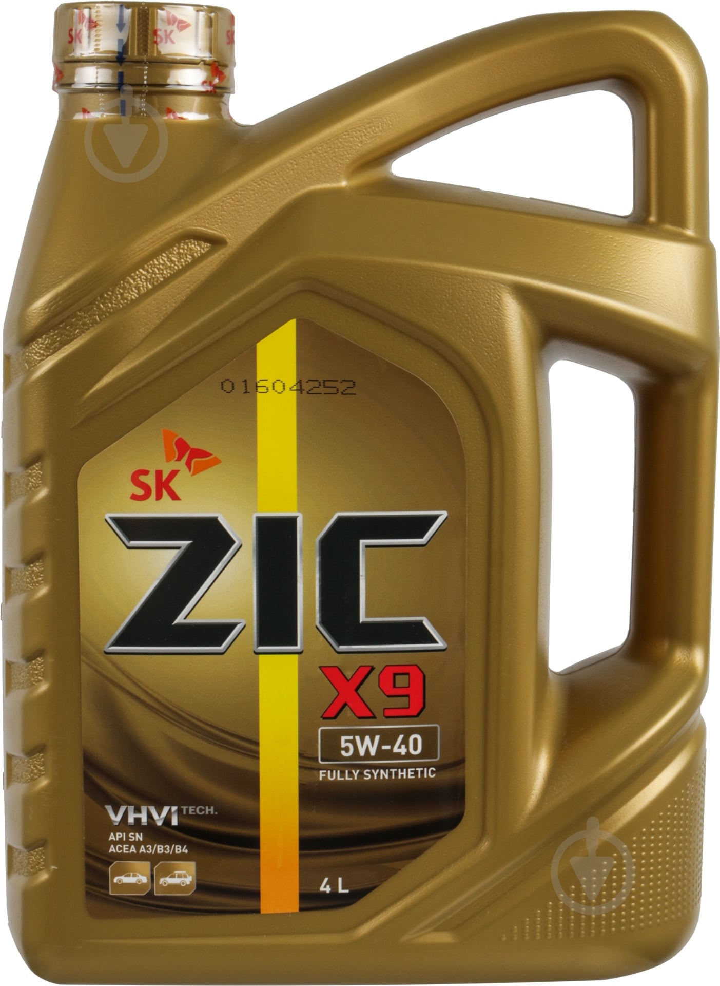ᐉ Моторна олива синтетична ZIC X9 5W-40 4 л • Краща ціна в Києві