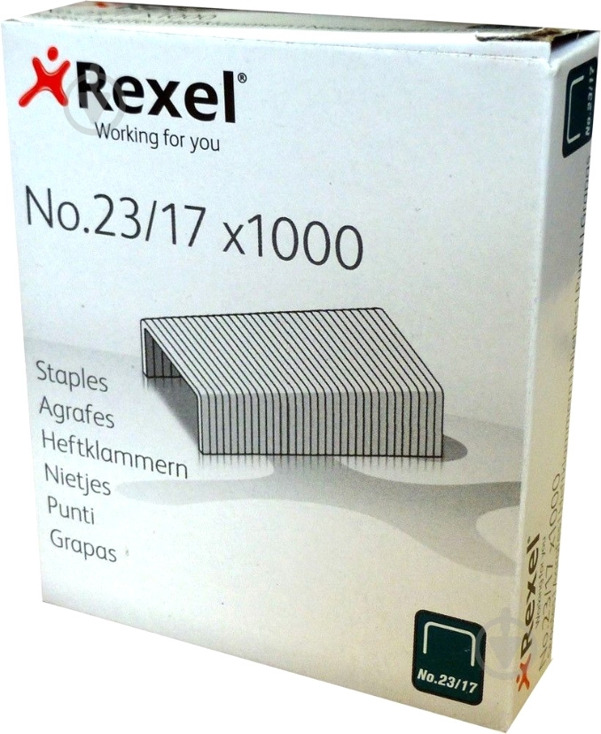 Скобы №23/17, 1000 шт. Rexel - фото 1
