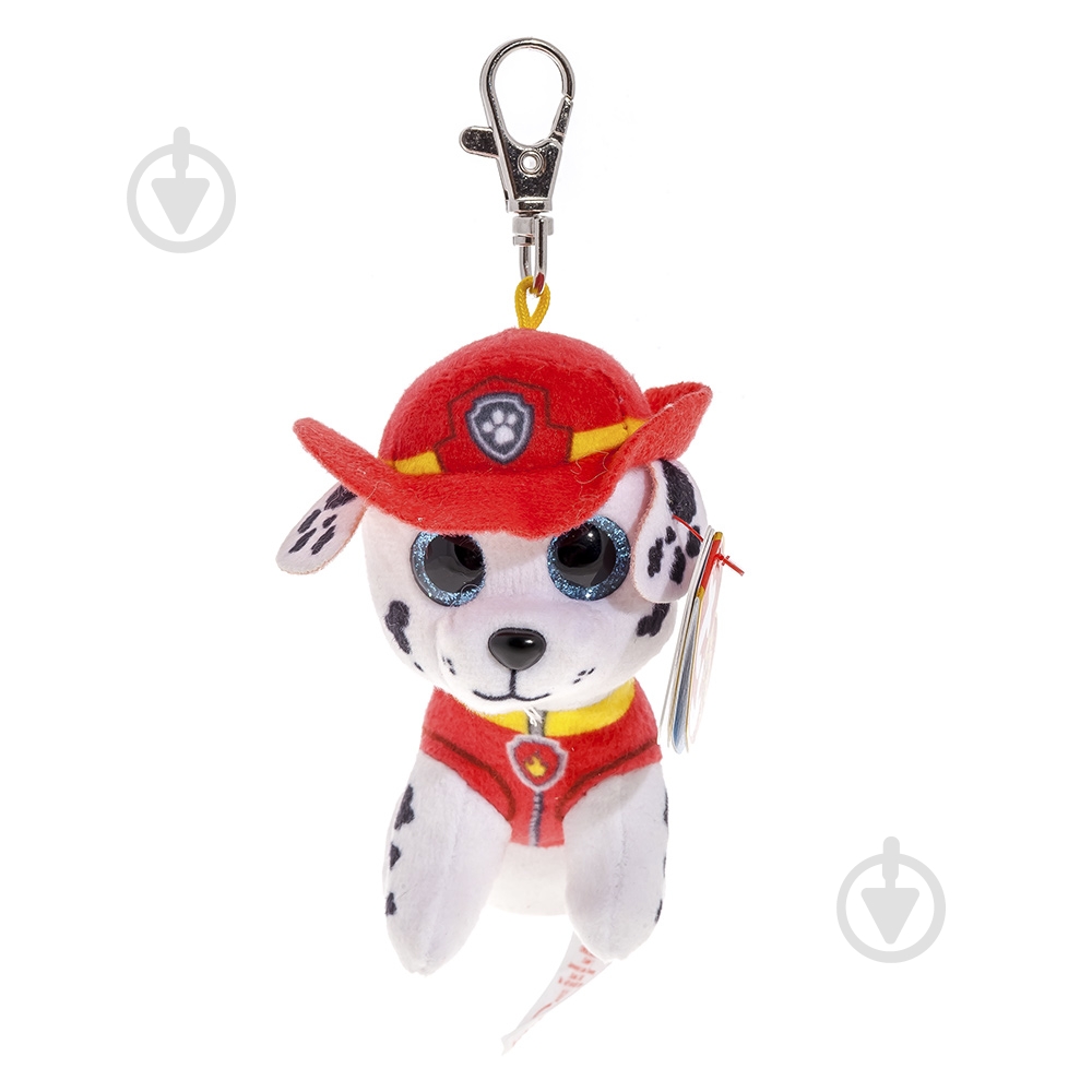 Игрушка-брелок TY Paw Patrol Далматинец Маршалл 12 см красный - фото 1