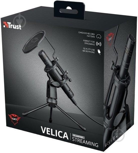 Микрофон Trust GXT 241 Velica USB Black (24182) (24182) - фото 5