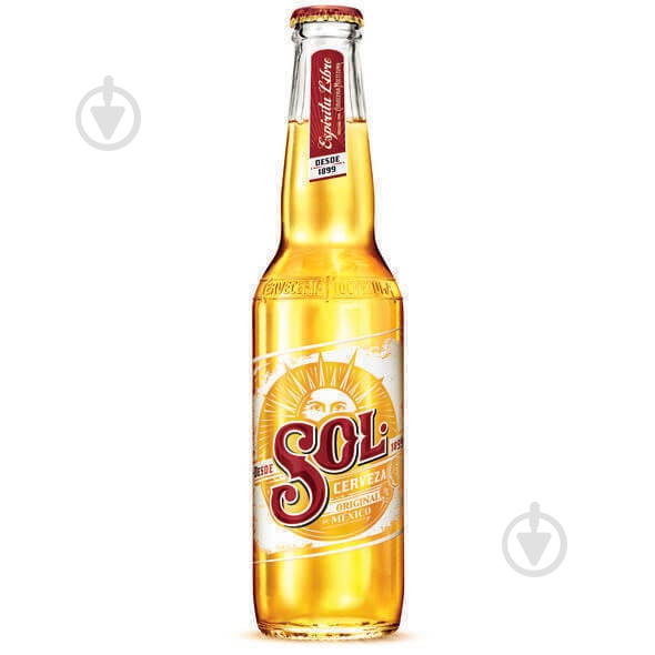 Пиво El Sol світле 0,33 л - фото 1