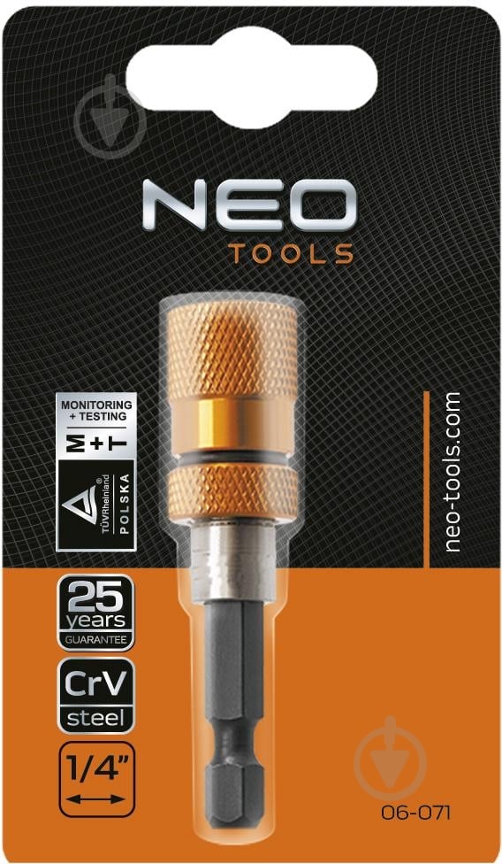 Отвертка-держатель бит NEO tools 1 шт. 06-071 - фото 2