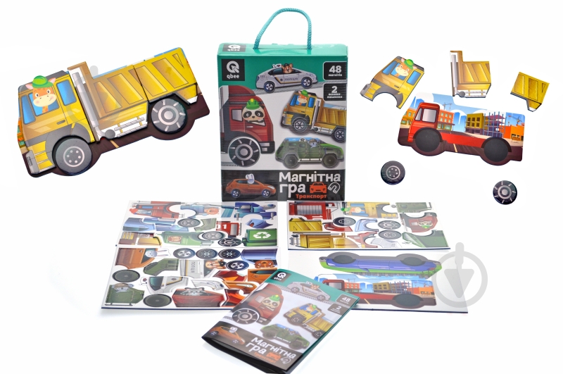 Игра настольная qbee Транспорт QB600-002 - фото 1