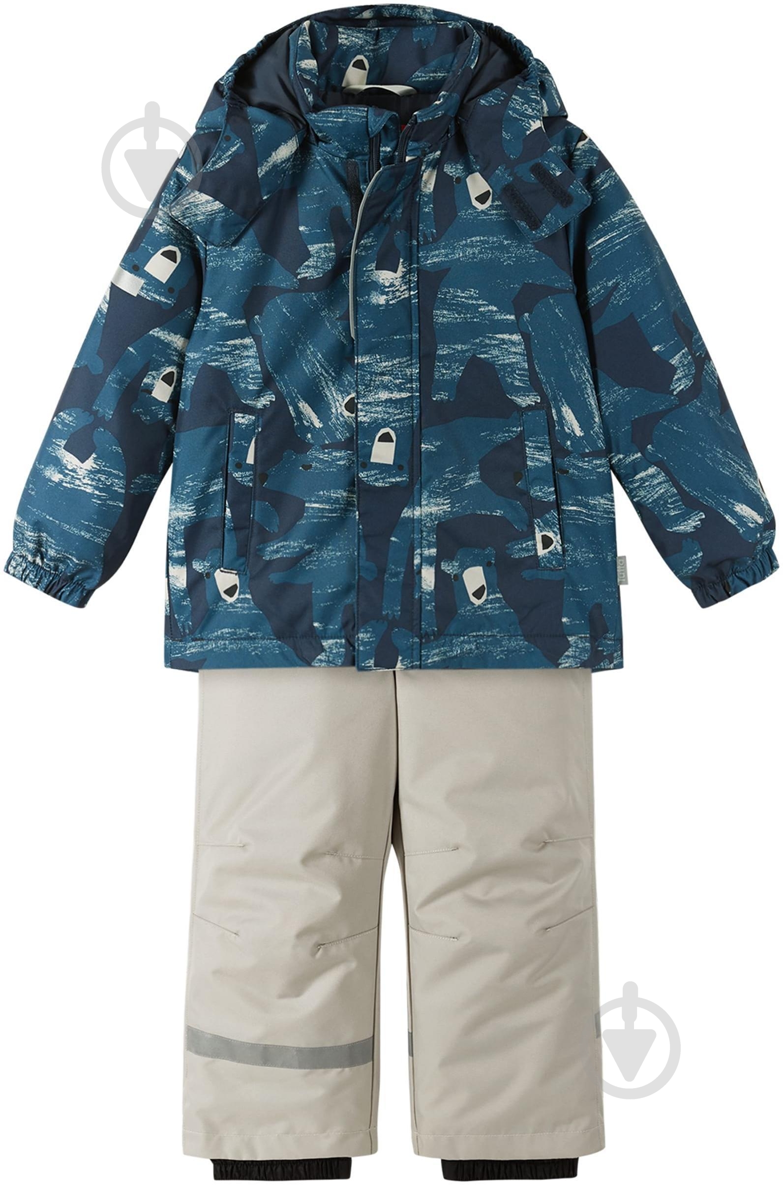 Комплект дитячого одягу для хлопчиків Tutta by Reima зимовий 6100004A-6963 зріст 104 темно-синій SIRRI - фото 1