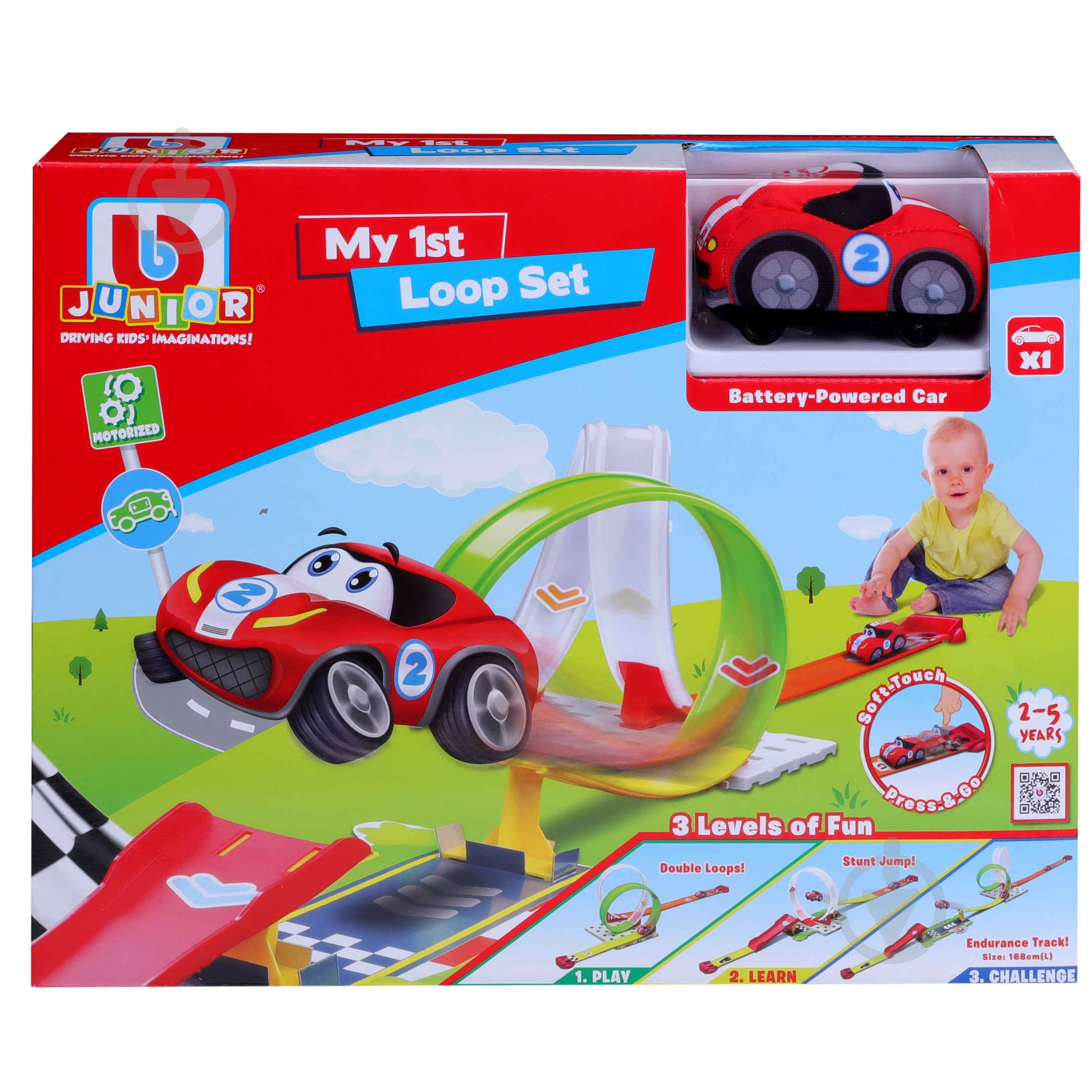 Игровой набор Bb Junior Гоночный трек 16-88616 - фото 1 Игровой набор Bb Junior Гоночный трек 16-88616 - фото 1