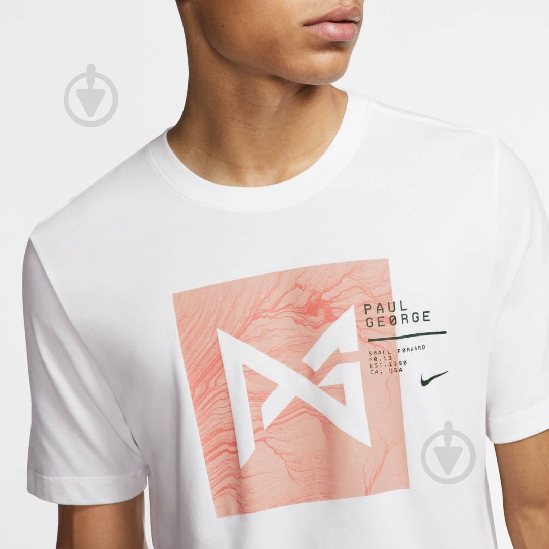 Футболка Nike PG M NK DRY TEE CD1091-100 р.M белый - фото 5