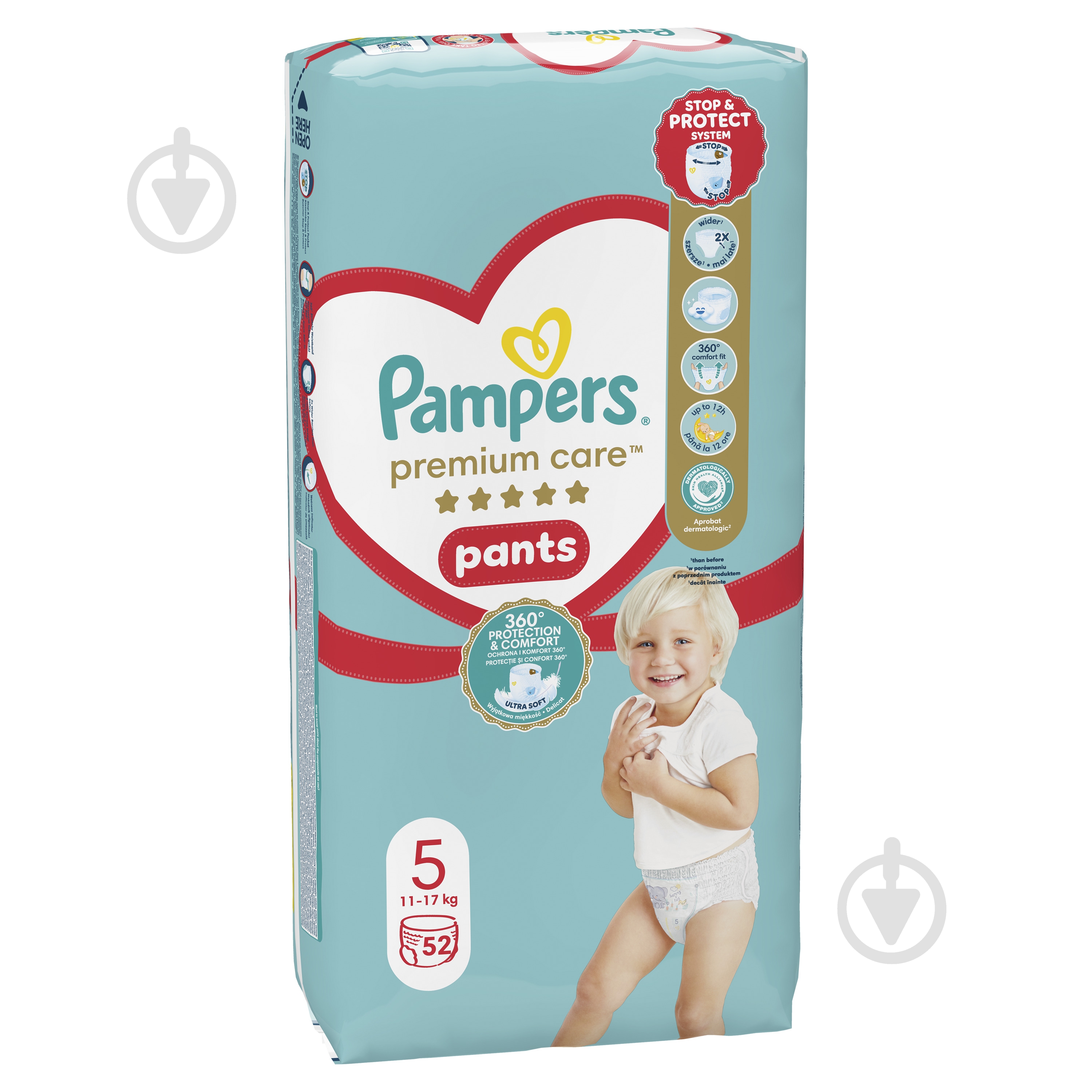 Подгузники Pampers Premium Care Pants Размер 5 11-17 кг 52 шт. - фото 2