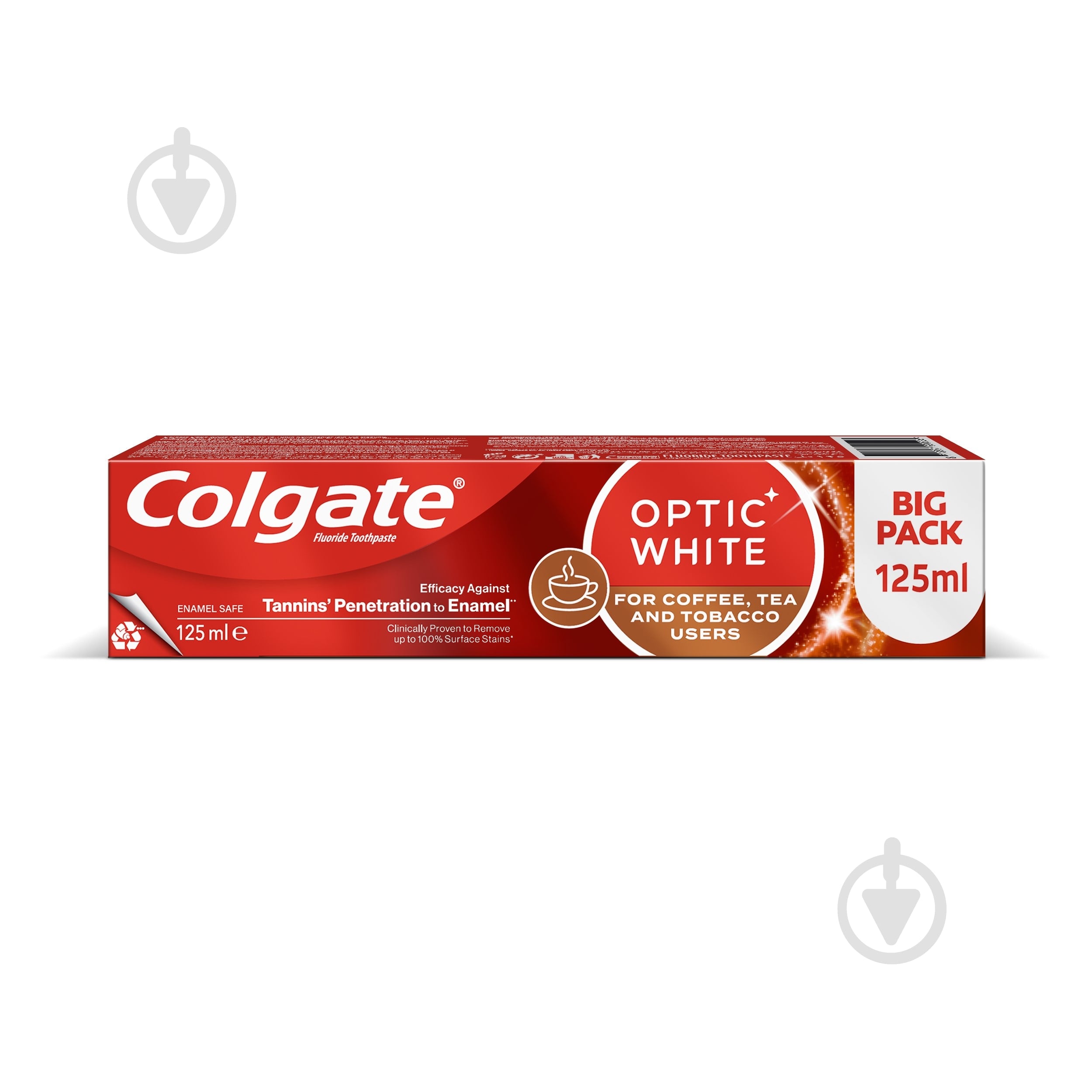 Зубная паста Colgate Optic White Чай, Кофе, Табак 125 мл - фото 1