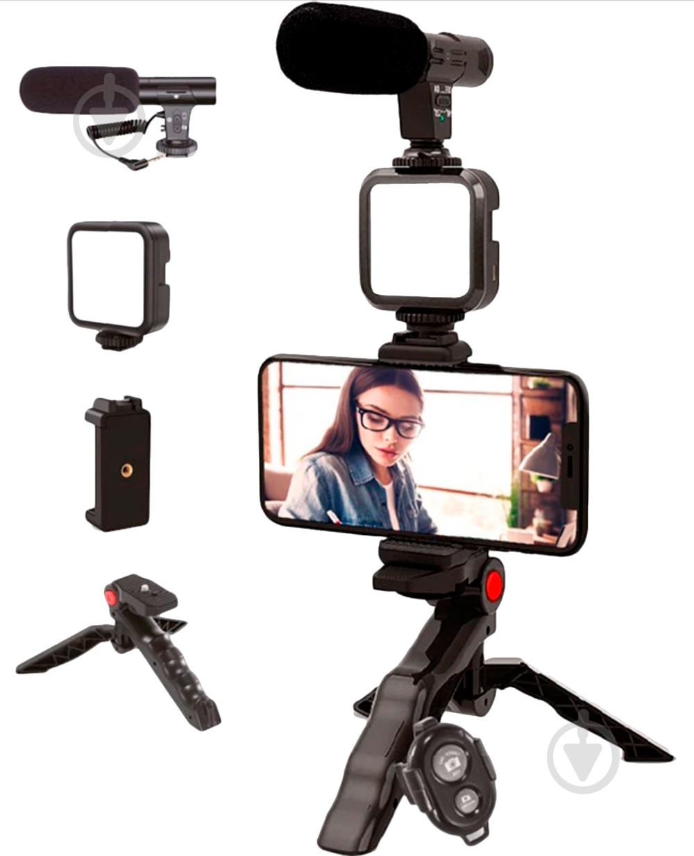 Комплект блогера Piko Vlogging Kit PVK-01LM - фото 1 Комплект блогера Piko Vlogging Kit PVK-01LM - фото 1