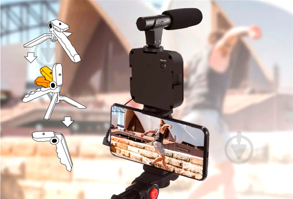 Комплект блогера Piko Vlogging Kit PVK-01LM - фото 2 Комплект блогера Piko Vlogging Kit PVK-01LM - фото 2