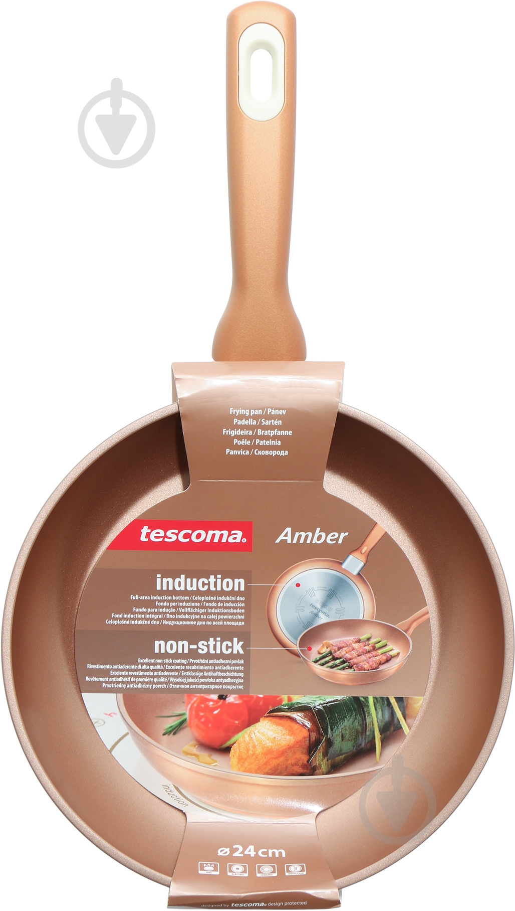 Сковорода Tescoma Amber 24 cм 602924 - фото 3