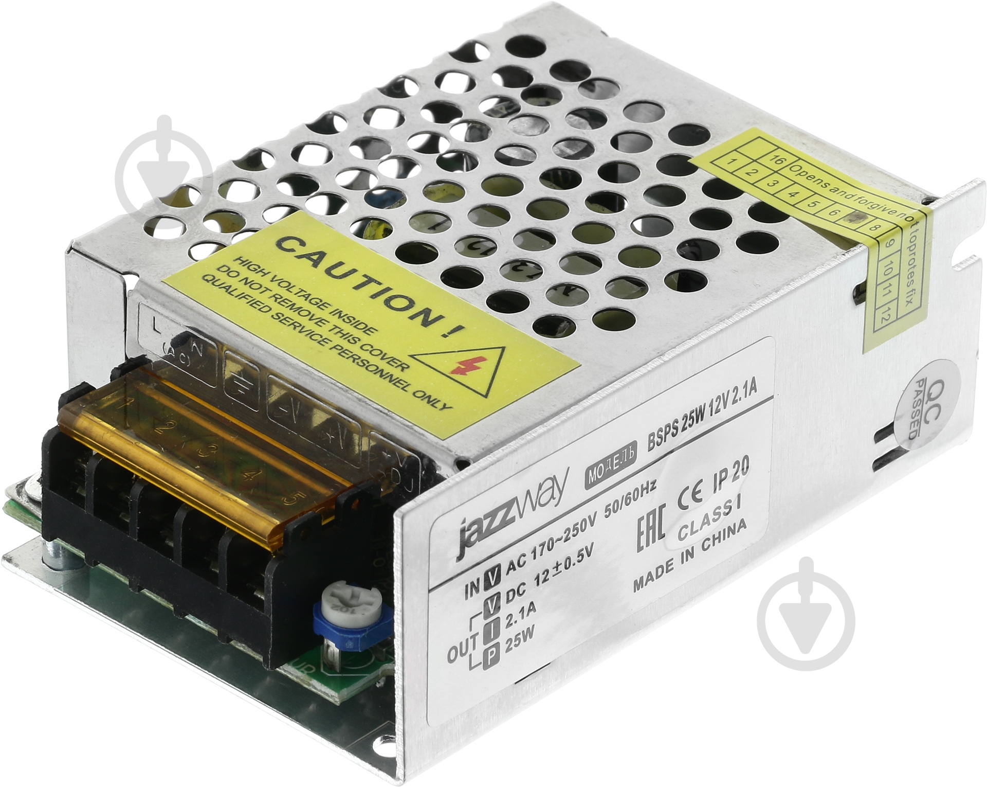Блок питания Jazzway 12 В 25 Вт IP20 3329341 - фото 1