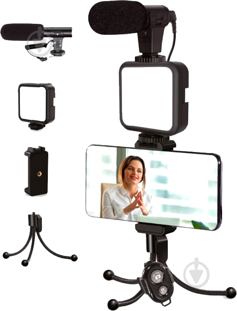Комплект блогера Piko Vlogging Kit PVK-02LM - фото 1 Комплект блогера Piko Vlogging Kit PVK-02LM - фото 1