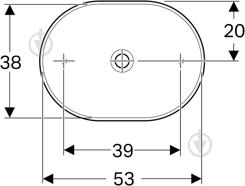 Умывальник Geberit VariForm 55 500.774.01.2 - фото 2