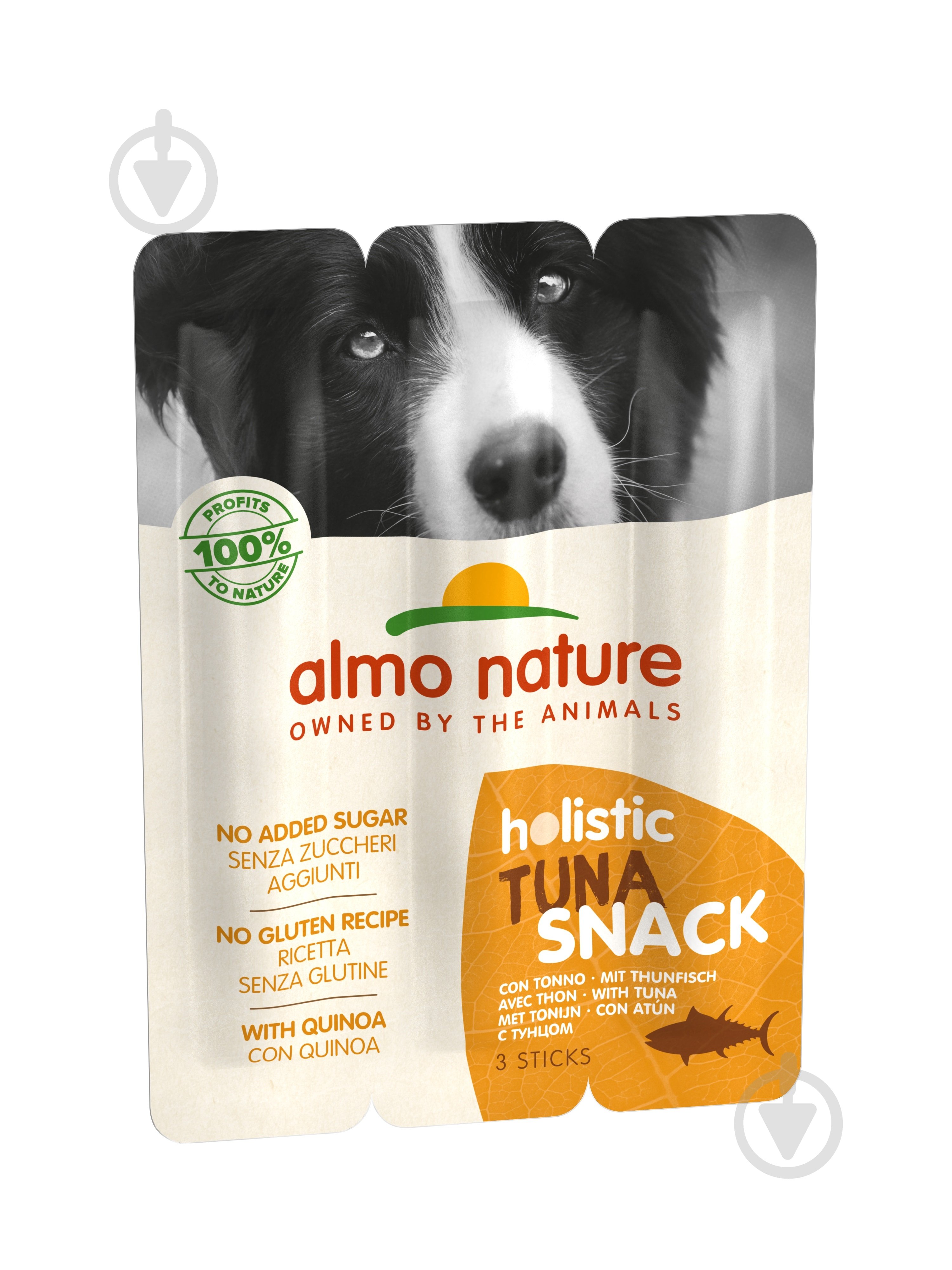 Лакомство Almo Nature Holistic Snack 3 шт 30 г тунец - фото 1