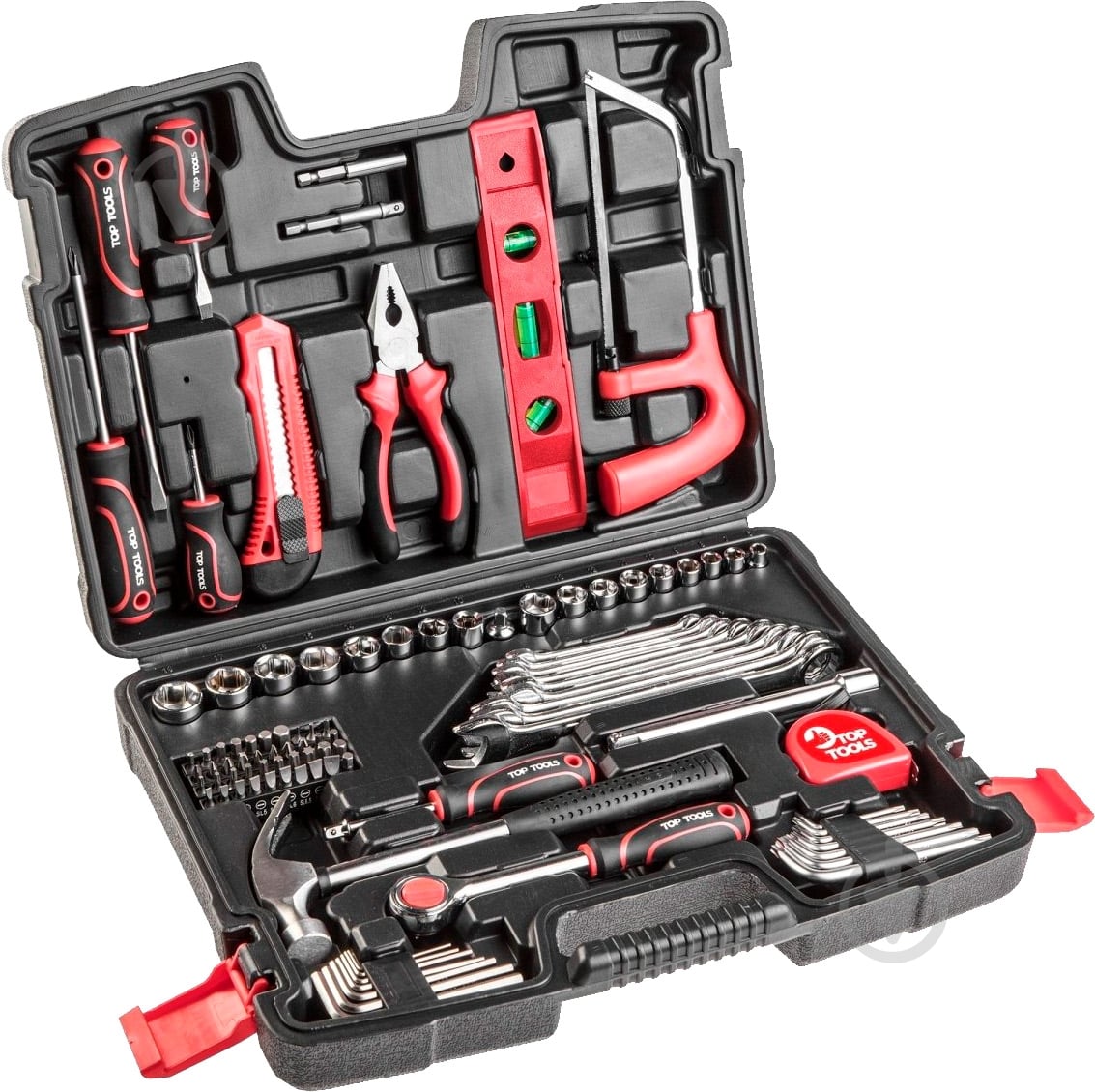 Набор ручного инструмента Top Tools 1/4" + 3/8" 100 шт. 38D535 - фото 1