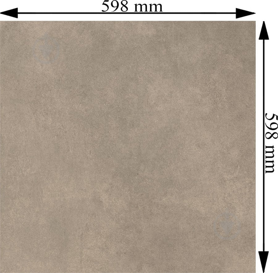 Плитка Ceramika Paradyz Magnetik brown rekt polpoler 59,8x59,8 см - фото 2