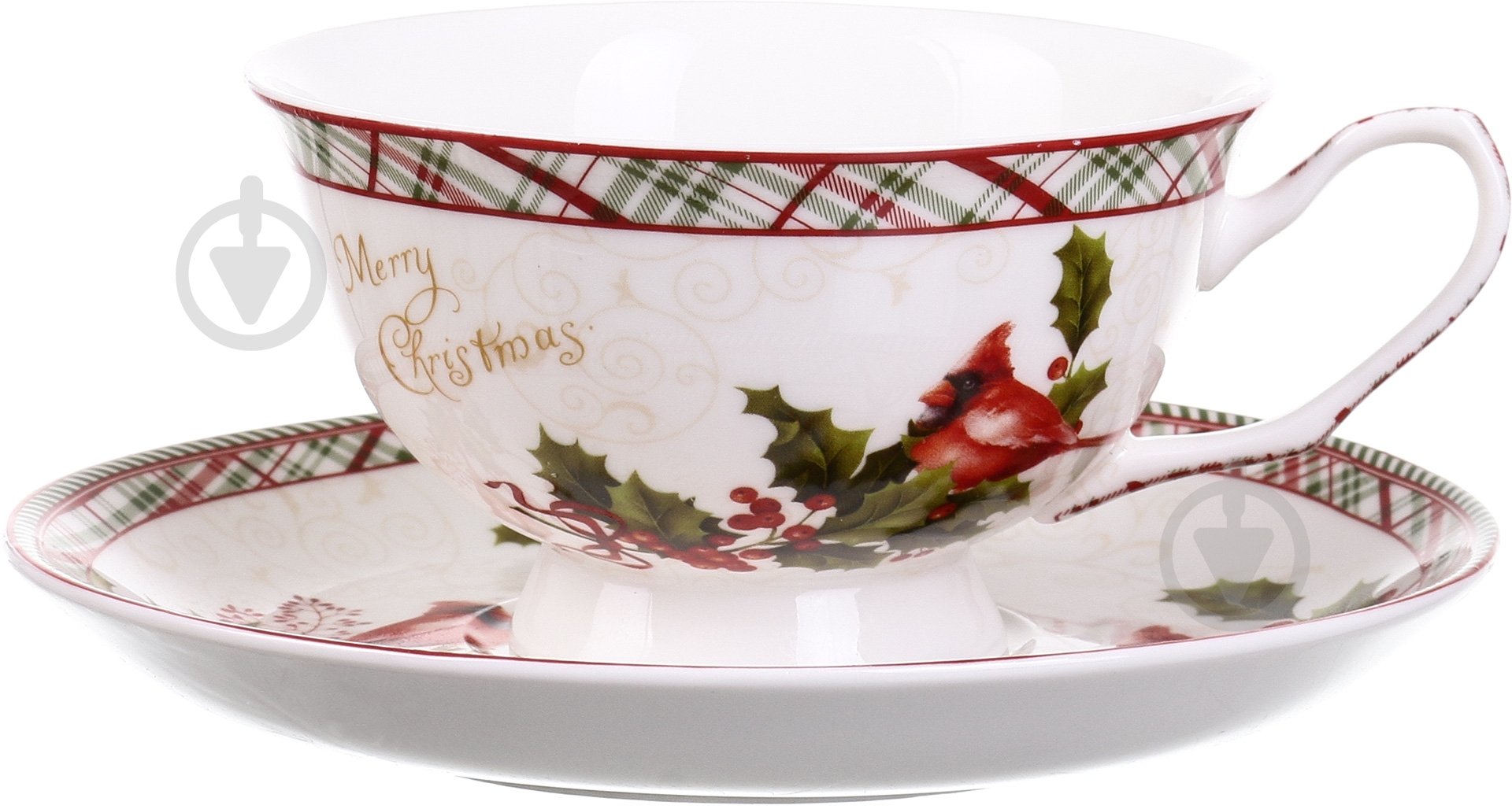 Чашка с блюдцем Lefard Новогодняя коллекция 924-133 - фото 1 Чашка с блюдцем Lefard Новогодняя коллекция 924-133 - фото 1