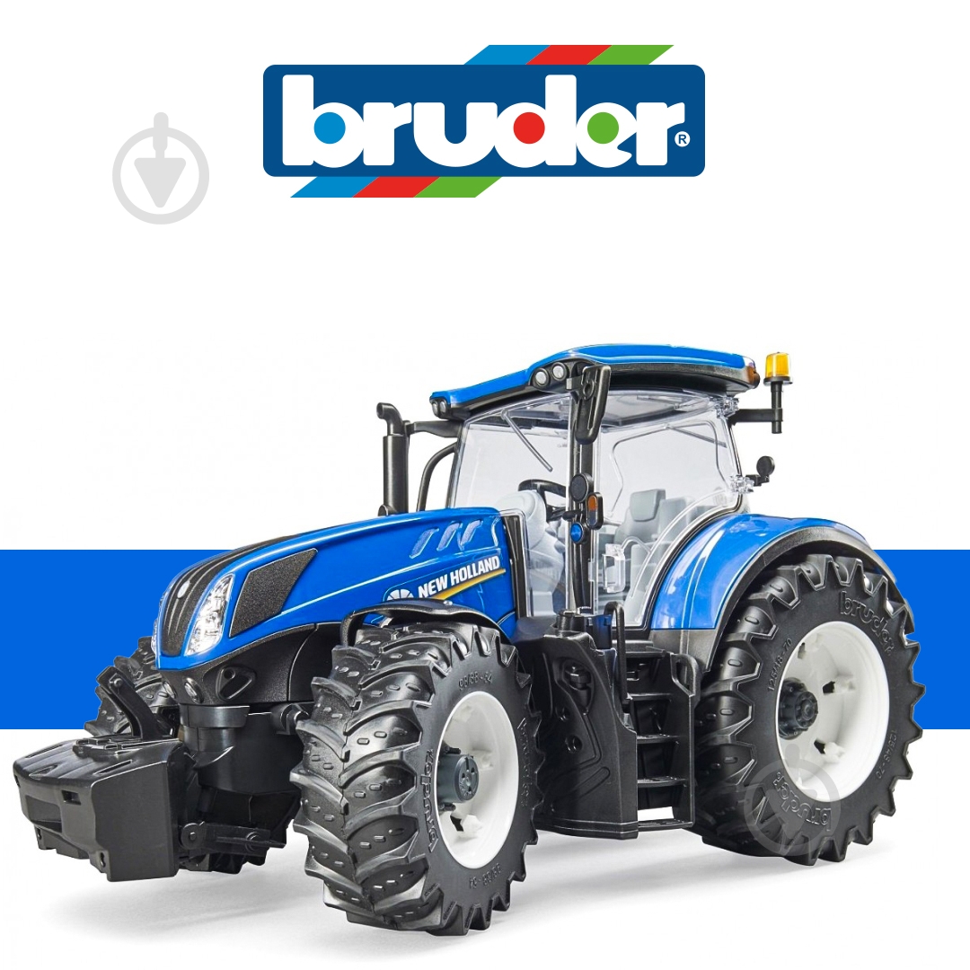 Трактор Bruder New Holland 1:16 03120 - фото 3 Трактор Bruder New Holland 1:16 03120 - фото 3