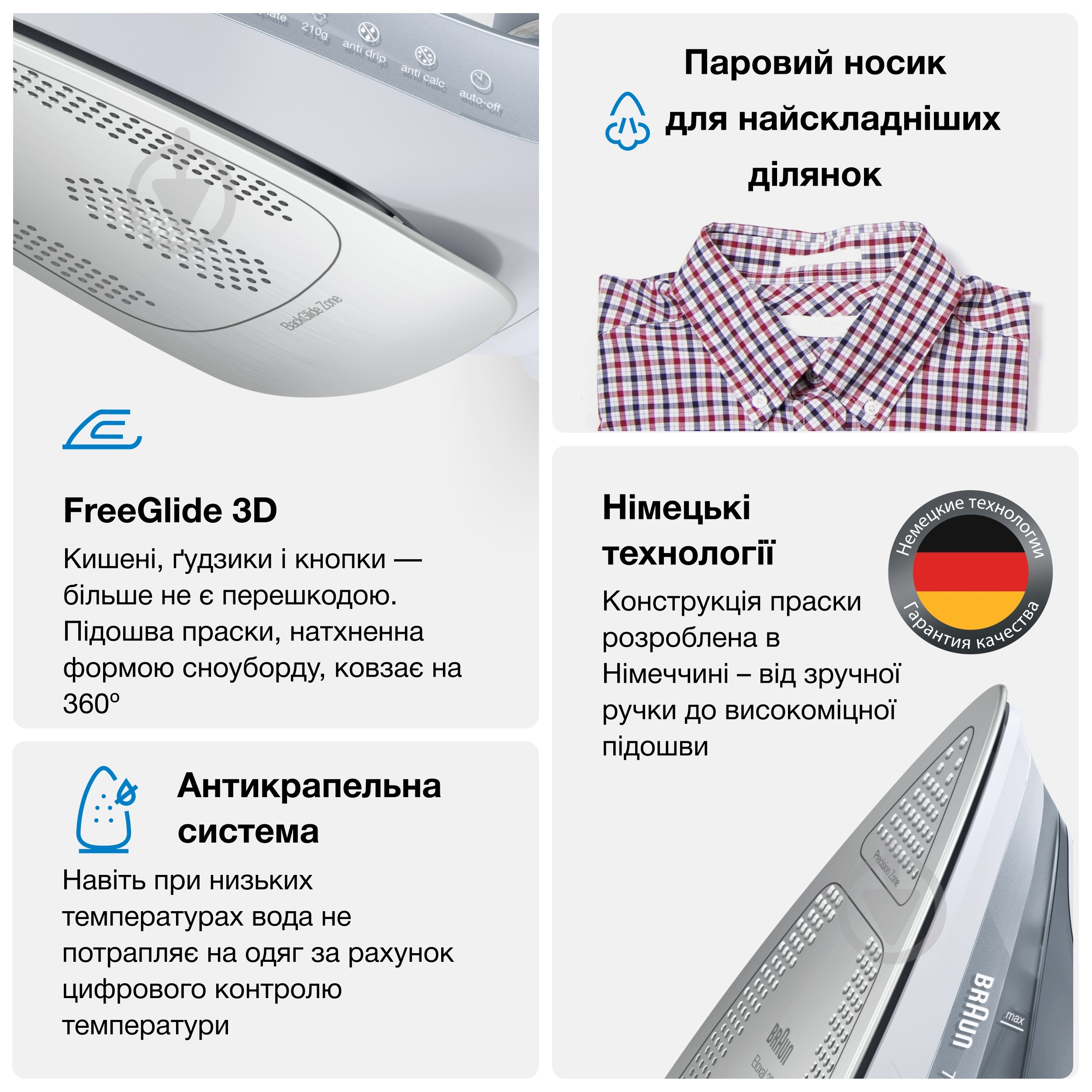 Утюг Braun SI7088GY - фото 2