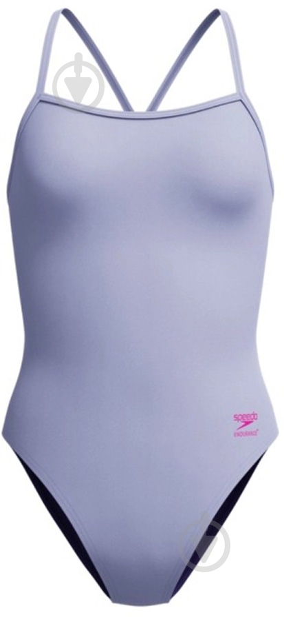 Купальник Speedo SOLID V-BACK 1PC 8-004773002 р.M фиолетовый - фото 1