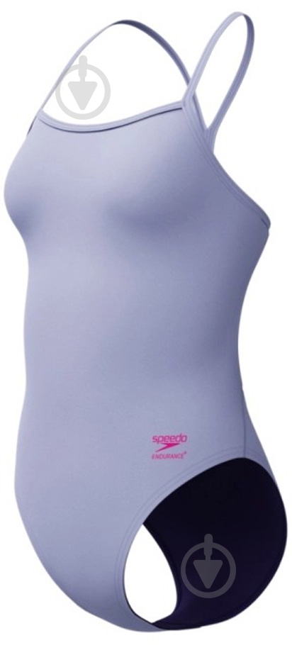 Купальник Speedo SOLID V-BACK 1PC 8-004773002 р.M фиолетовый - фото 2