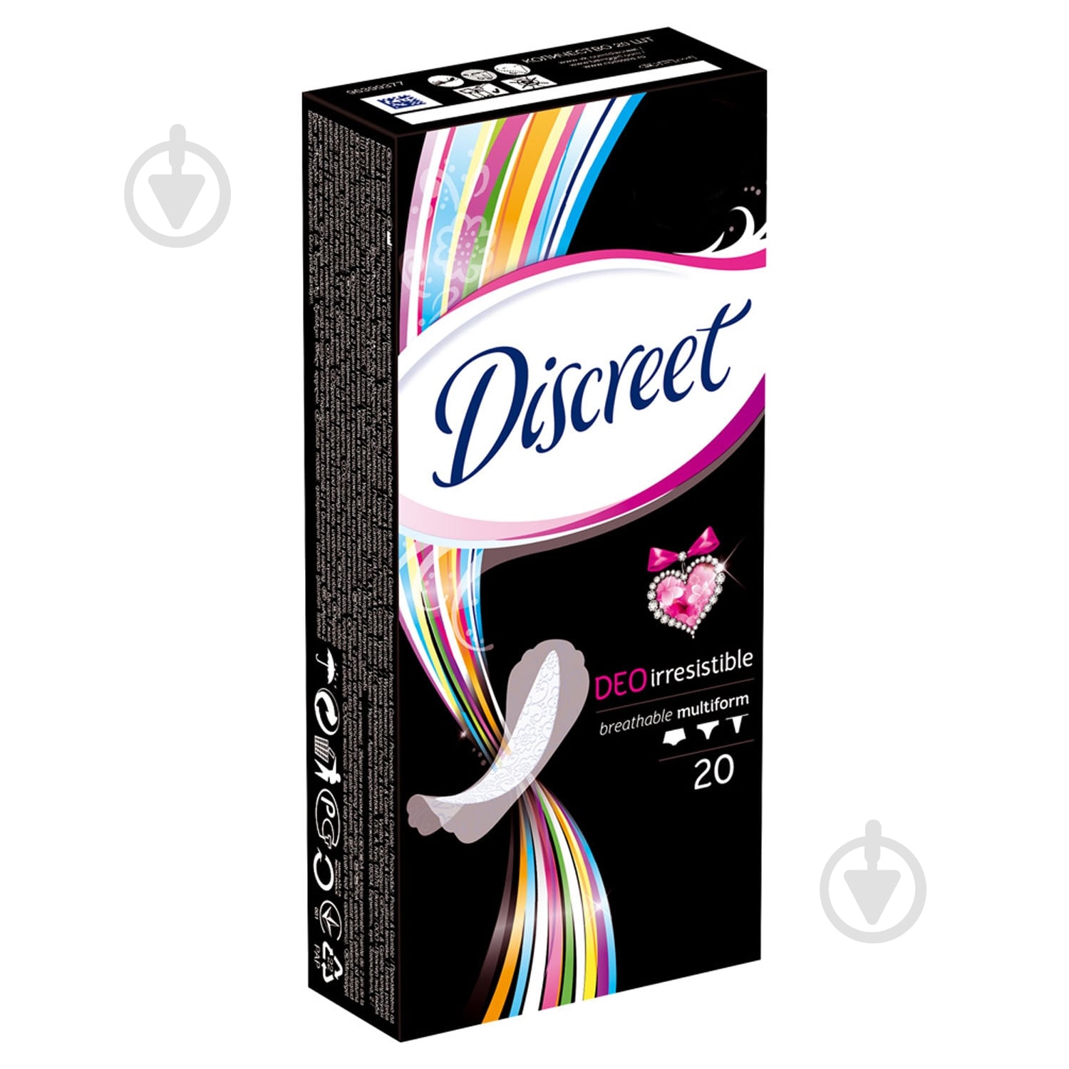 Прокладки ежедневные Discreet Deo Irresistible multiform normal 20 шт. - фото 3