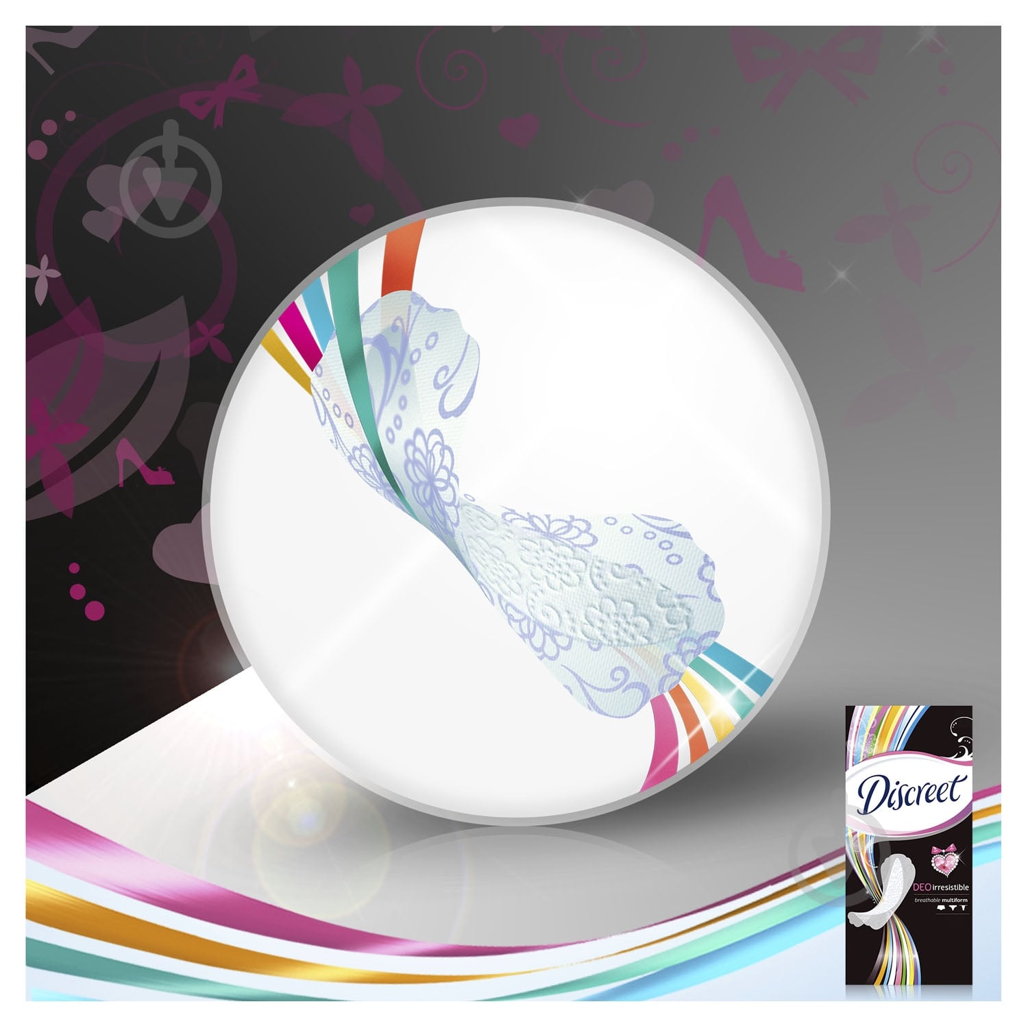 Прокладки ежедневные Discreet Deo Irresistible multiform normal 20 шт. - фото 7