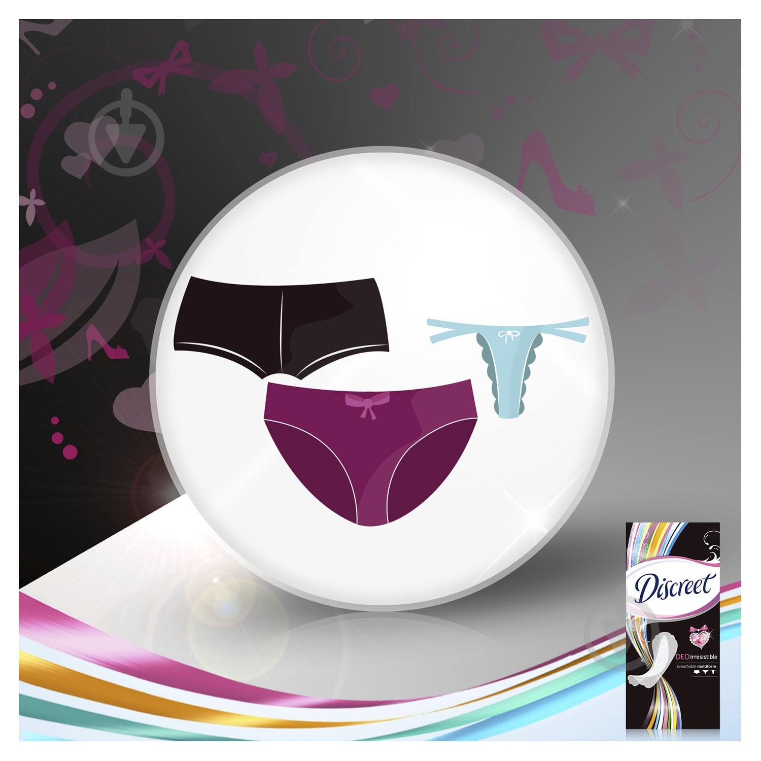 Прокладки ежедневные Discreet Deo Irresistible multiform normal 20 шт. - фото 8