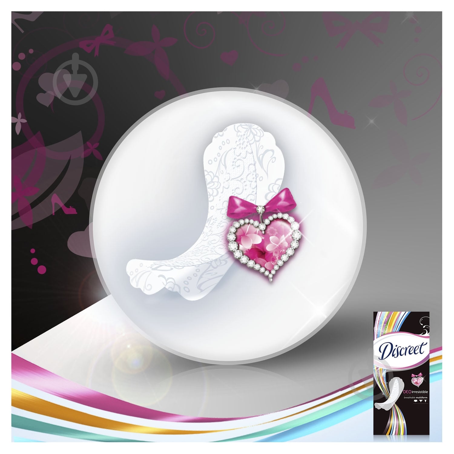 Прокладки ежедневные Discreet Deo Irresistible multiform normal 20 шт. - фото 9