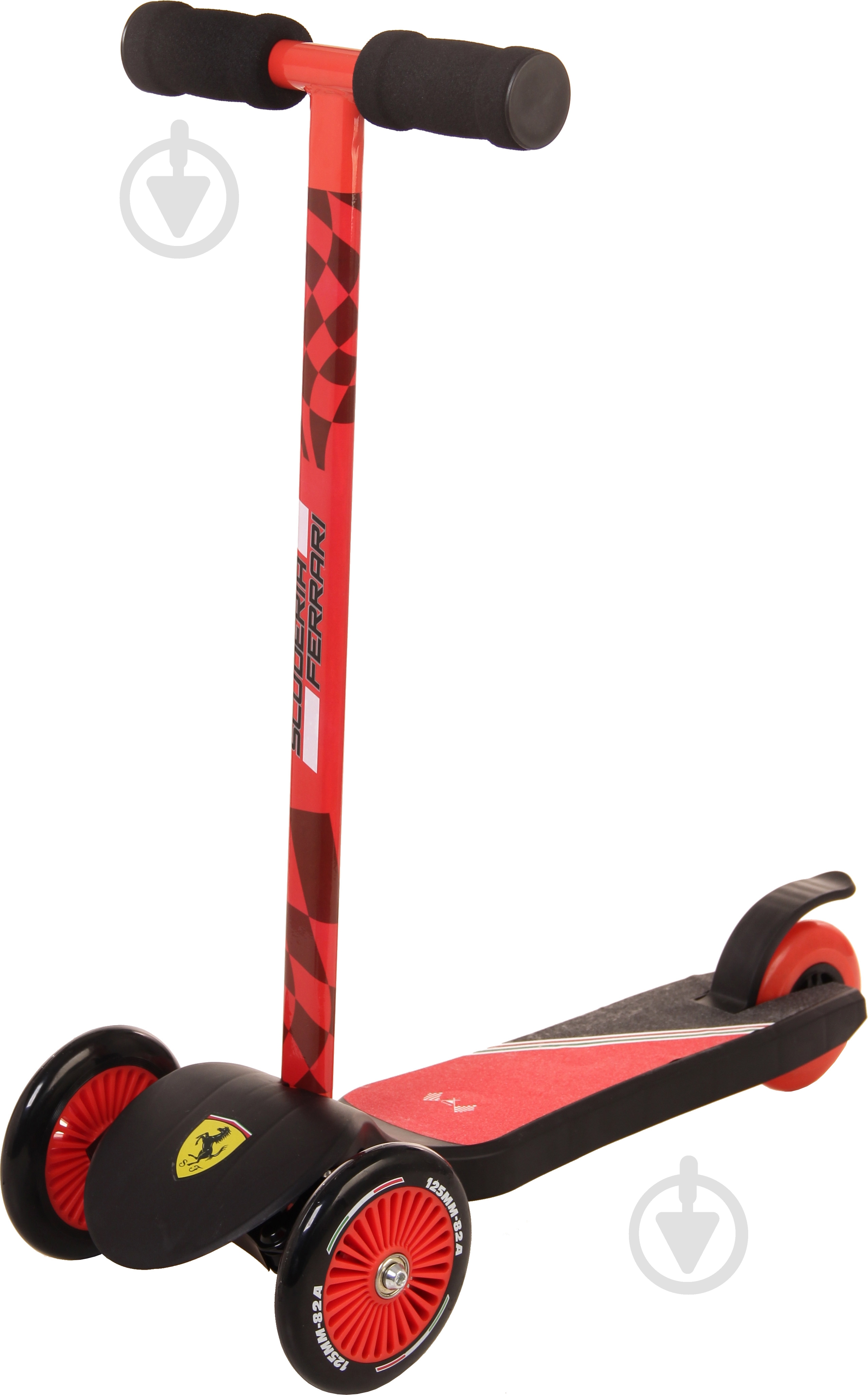 Самокат Ferrari детский черный FXK4 - фото 1