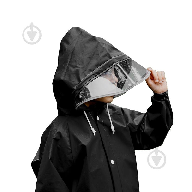 Дождевик KITE р.130-145 черный K24-2600M - фото 3