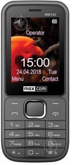 Мобільний телефон Maxcom MM142 grey - фото 1 Мобільний телефон Maxcom MM142 grey - фото 1