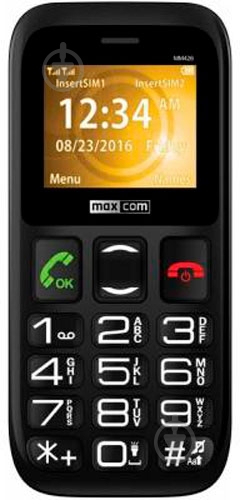 Мобильный телефон Maxcom MM426 black MM426 Black - фото 4