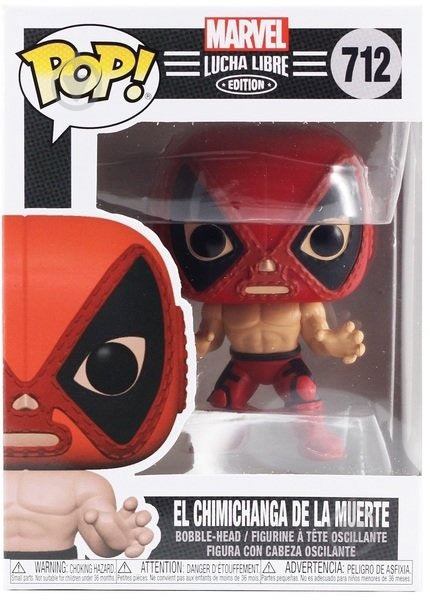 Фигурка Funko POP! Bobble Marvel Luchadores Deadpool (FUN2549862) - фото 3