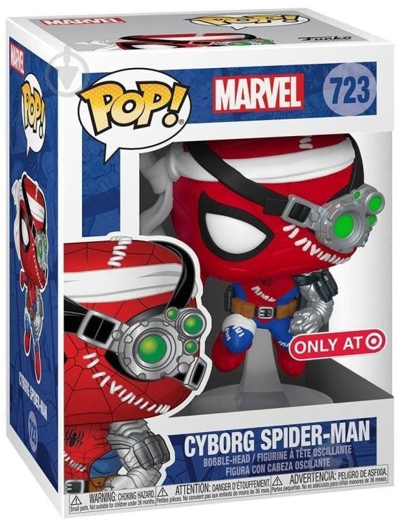 Фигурка Funko POP! Bobble Marvel Marvel Cyborg Spider-Man (Exc) (FUN2549824) - фото 2 Фигурка Funko POP! Bobble Marvel Marvel Cyborg Spider-Man (Exc) (FUN2549824) - фото 2