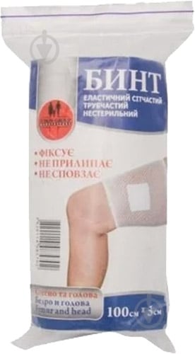Бинт еластичний Торос-Груп сітчастий трубчастий 100 см х 3 см 1 шт. - фото 1