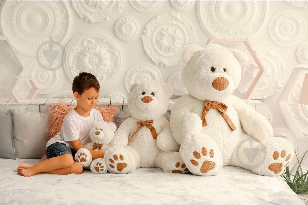 Мягкая игрушка Тигрес мишка Мариуш 30 см белый - фото 3