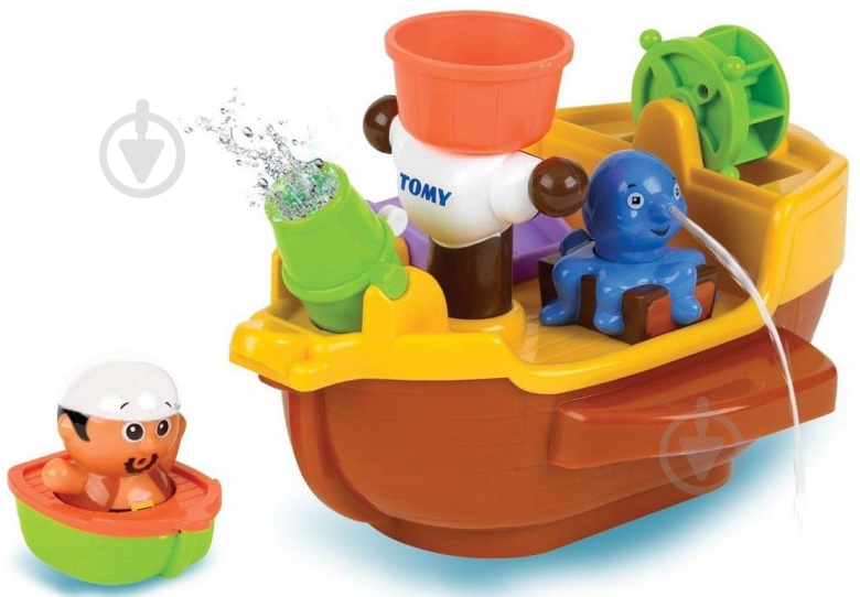 Игрушка для ванны Tomy Пиратский корабль T71602 - фото 3 Игрушка для ванны Tomy Пиратский корабль T71602 - фото 3
