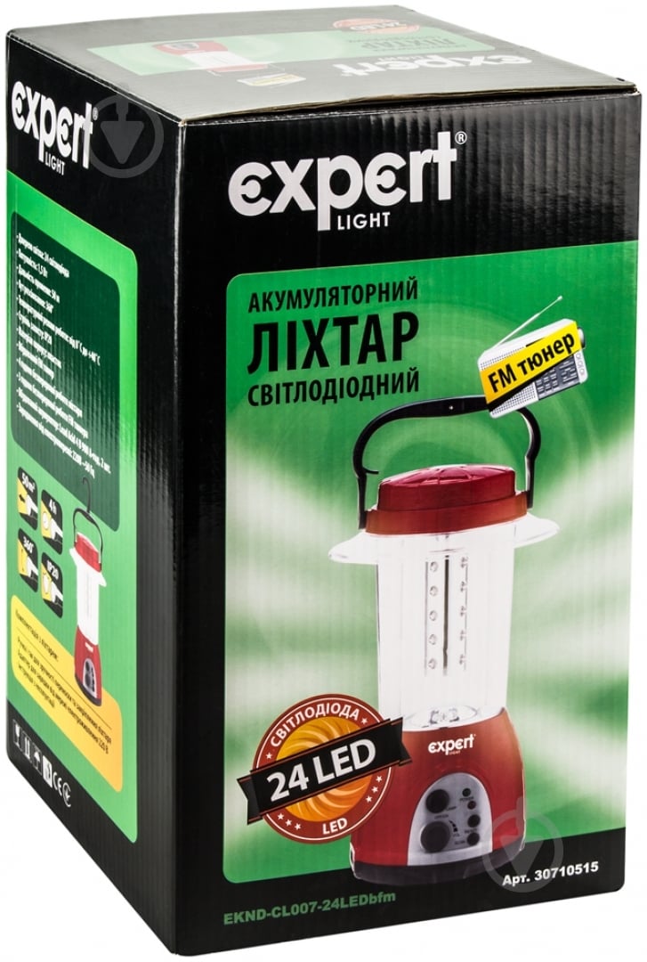 Фонарь Expert Expert light EKND-CL007-24LEDb красный - фото 2