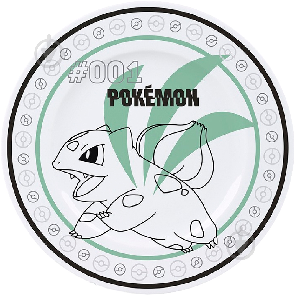 Набор тарелок ABYstyle POKEMON Starters + Pikachu (Покемон) (ABYTAB042) - фото 3